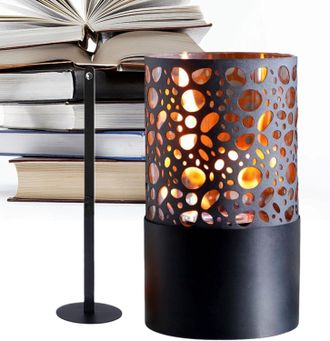 OEM Quemador De Alcohol - Decoraci&oacute;n Art&iacute;stica Port&aacute;til De Hierro De Doble Capa Para El Hogar L&aacute;mpara De Mesa Con Forma De Chimenea, Ideal Para Acci&oacute;n De 