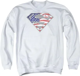 Gildan Superman All American Shield Adult Crewneck Sweatshirt