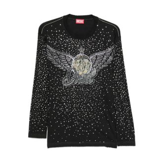 Diesel Camiseta de manga larga T-Edro-Crt-Ls-C - Tops - Hombre - Negro - XS