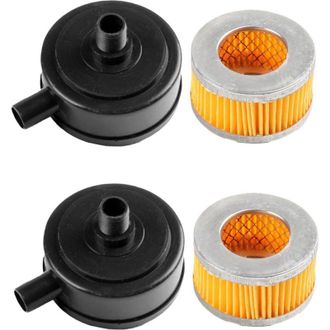 OEM Juego De 2 Compresores De Aire Silenciosos, Filtro De Admisi&oacute;n Para Compresor De Aire, Reductor De Ruido Silencioso, Filtro De Aire De 20 Mm, Accesori