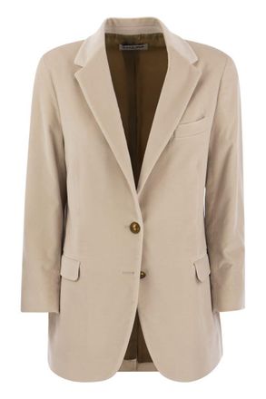 Saulina Milano Antonia - Single-Breasted Velvet Jacket