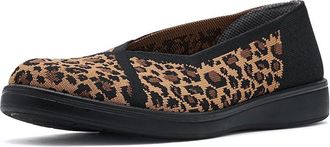Life Stride Award Ballerina/Skimmer Shoes Womens Shoes Black/Leopard : 6.5 M (B), Synthetic