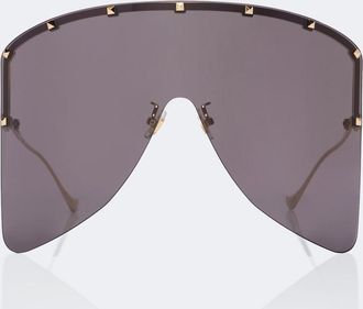 Valentino Garavani Rockstud shield sunglasses