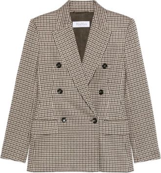 Max Mara Celso Jas - Dames - Blazers - Bruin - 2XS - Jassen