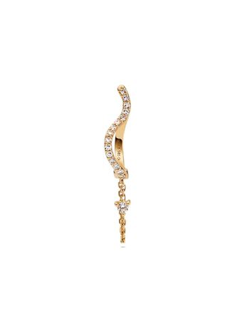 Maria Black Orecchino pendente Versailles in oro giallo 14kt con diamanti
