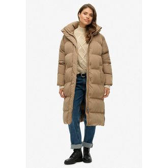 Superdry Lange donsjas met kap