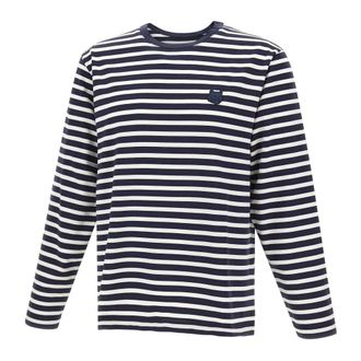 Maison Kitsun&eacute; Bold Fox Head Patch Comfort Marin Tee-Shirt