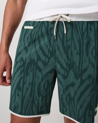 Vuori Clothing Banks Shorts Unlined 7 | Agate Green Mirage | XS, Size Extra Small