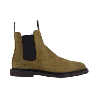 Common Projects Waxed-Suede Chelsea Boots - male - Common Projects - Chelsea Boots - Green - 11 UK - Shoes