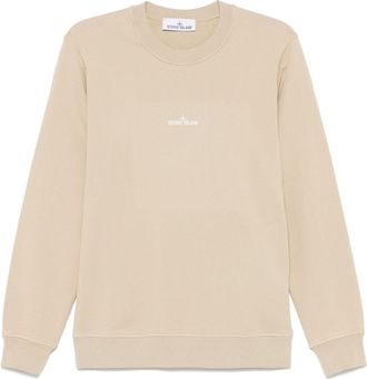Stone Island Felpa con stampa - Toni neutri