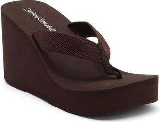 Jeffrey Campbell Astria Platform Wedge Sandal in Brown at Nordstrom, Size 8.5