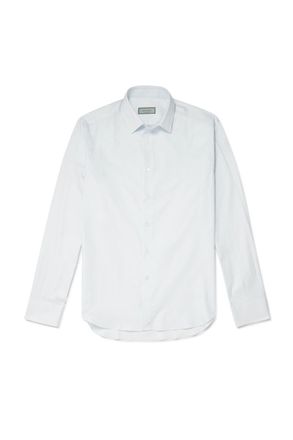 Canali Herringbone Cotton Shirt