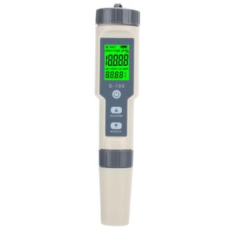 OEM Bol&iacute;grafo De Prueba De Temperatura De Salinidad Ec Tds 4 En 1, Comprobador Digital De Calidad Del Agua Para Acuarios De Agua De Mar (bater&iacute;a No Inclui