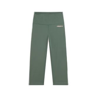 Freddy Leggings sport corsaro vita super alta e profili a contrasto