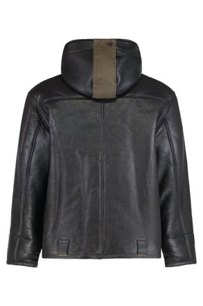Our Legacy Mens Blizzard Jacket Black Sheepskin Lamb Skins Leather