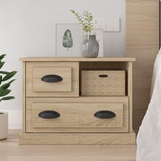 vidaXL Furniture Limited - Mesita De Noche Color Roble Sonoma 60x39x45
