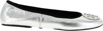 Tory Burch Reva Travel Ballet - Dames - Ballerinas - Grijs - 37 1/2 EU - Leer - Schoenen