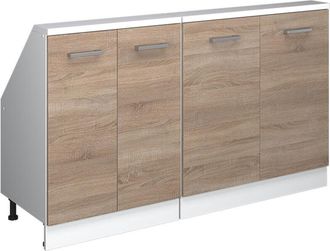 Vicco Conjunto De Armarios Para Techo Inclinado Rion, Sonoma/blanco, Lote De 2, Vicco