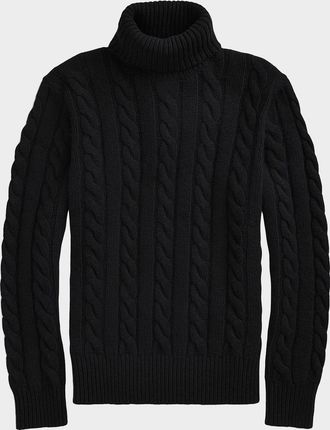 Polo Ralph Lauren Men & apos;s Cable Knit Turtleneck Sweater