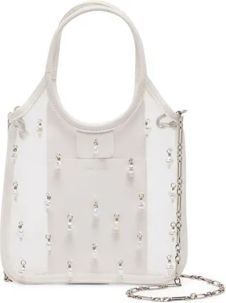 Dolce Vita Sylvene Canvas Crossbody in White at Nordstrom