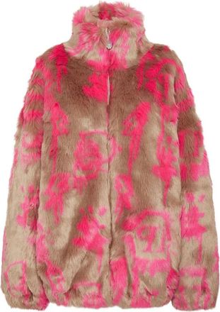 Philipp Plein Jacket Monogram - Dames - Jassen - Veelkleurig - M/L - Polyester - Jassen