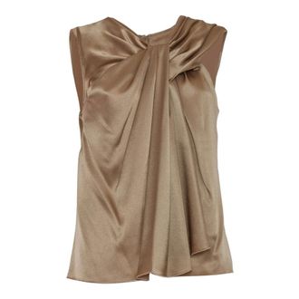 Alberta Ferretti Mujer, Camisetas, Beige, Talla: M