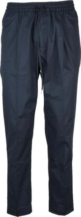 BRIGLIA 1949 Broeken, Heren, Blauw, S, Katoen, Katoenen Broek 1949 Stijl