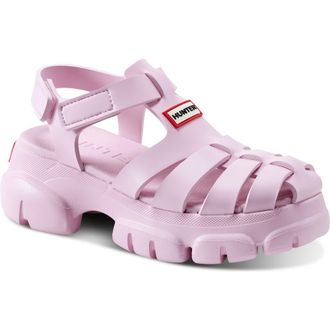 Hunter Belah Lug Sole Fisherman Sandal in Light Pink at Nordstrom Rack, Size 10