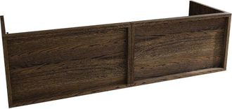 Saniclass Holz Frame Badkameronderkast - 140x45x40cm - 2 lades - Eiken charcoal