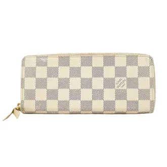 Louis Vuitton White Long Wallet (Bi-Fold) (Pre-Owned)