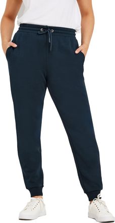 M&Co Womens Navy Cuffed Drawstring Joggers - Womens