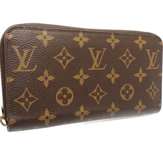Louis Vuitton Pre-owned Wallets, female, Brown, Size: ONE SIZE Pre-owned Canvas Wallet