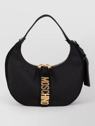 Moschino shoulder bag gold tone hardware strap