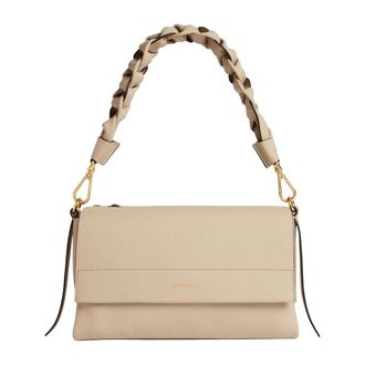 Coccinelle Boheme Small - Dames - Schoudertassen - Beige - ONE Size - Leer - Tassen