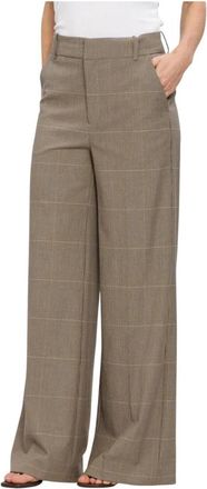 Gestuz Gzevaldi MW Pants - Dames - Wijde Broeken - Bruin - XS - Broeken