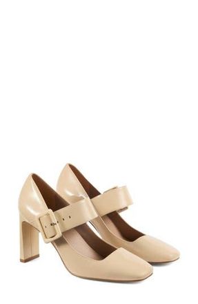 L.k. Bennett Phoebe Mary Jane Pump in Buttercream at Nordstrom Rack, Size 11Us / 41Eu