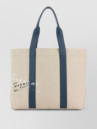 Givenchy canvas shopping shoulder bag dual handles