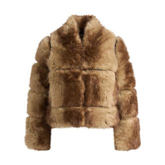 Apparis Faux Fur & Shearling Jackets, female, Brown, M, Sai Coat