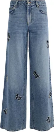 Alice & Olivia Alice + Olivia uitgesneden denimjeans