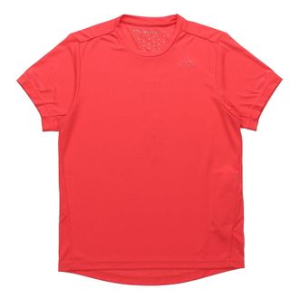 adidas Running Training Sports Round Neck Short Sleeve Red EI6397