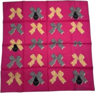 Dior Pre-owned Foulard Mitzah Oblique - - Pre-owned - Donna - Rosa - ONE SIZE