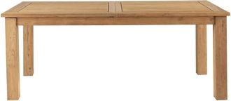 Maisons du monde Mesa extensible de jardín de teca reciclada L.200