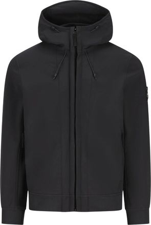 Stone Island Giubbotto High-Collar Drawstring Casual Jacket