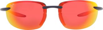 Maui Jim Hookipa Ultra Hawaii Lava Wrap Unisex Sunglasses RM676-03A 63