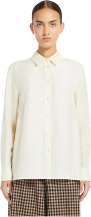 Max Mara Shirts - Dames - Overhemden - Wit - M - Overhemden