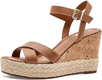 Dune London Kindest Womens Wedge Shoes Tan : 37.5 (US Womens 7.5) B - Medium, Leather