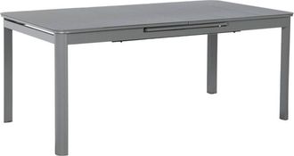 Sweeek Extendable aluminum garden table seats 8 anthracite 180/240x100x76 cm - Soria