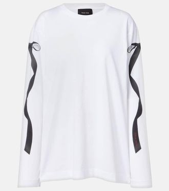Simone Rocha Printed cotton jersey T-shirt