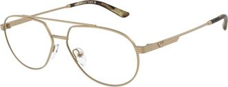 Emporio Armani Stijlvolle Brillen - Heren - Brillen - Geel - 56 MM - Accessoires