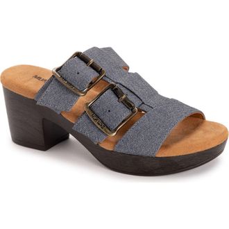 Muk Luks Myra Sandal in Denim at Nordstrom, Size 7.5